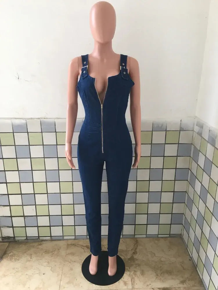 Daisy Denim Jumpsuit