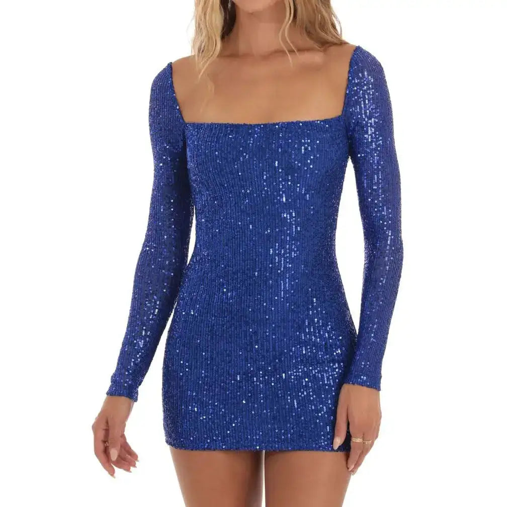 Summer Sequin Mini Dress