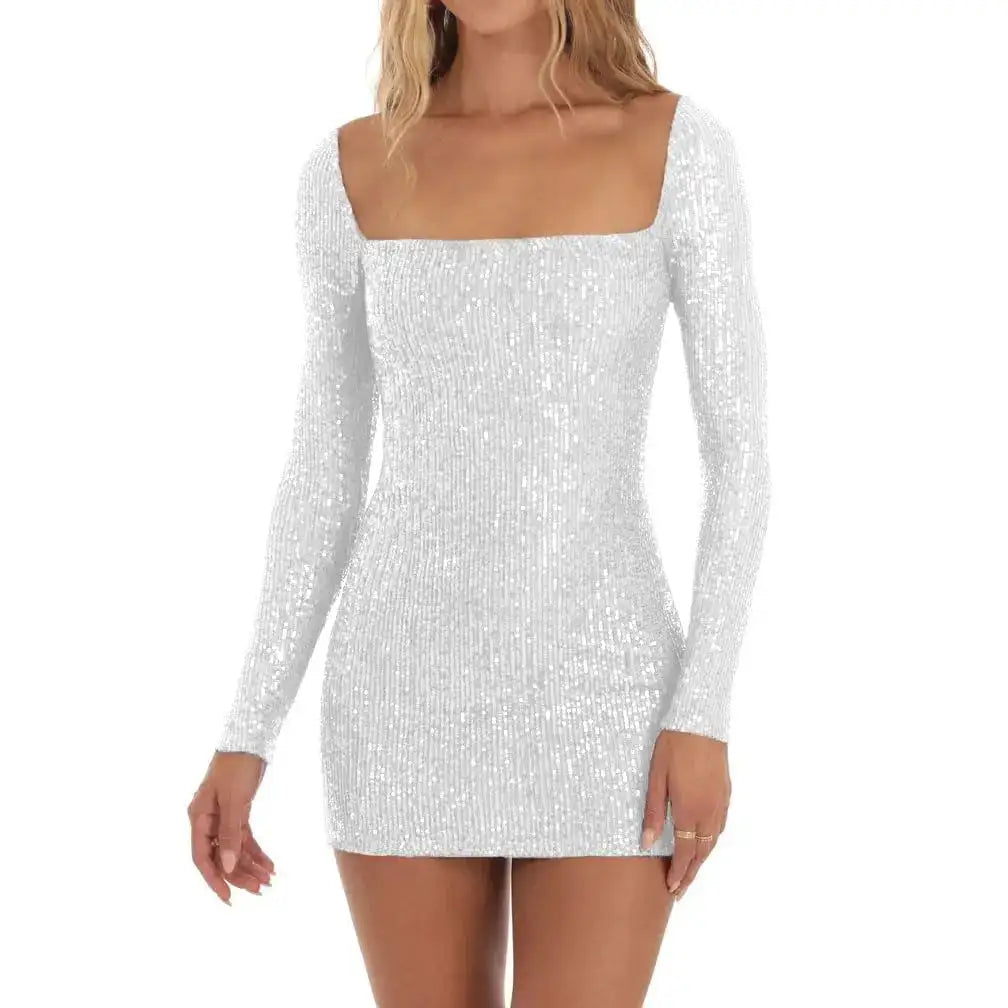 Summer Sequin Mini Dress