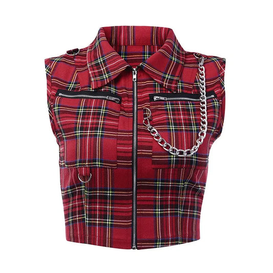 Gothic Chic Crop Top