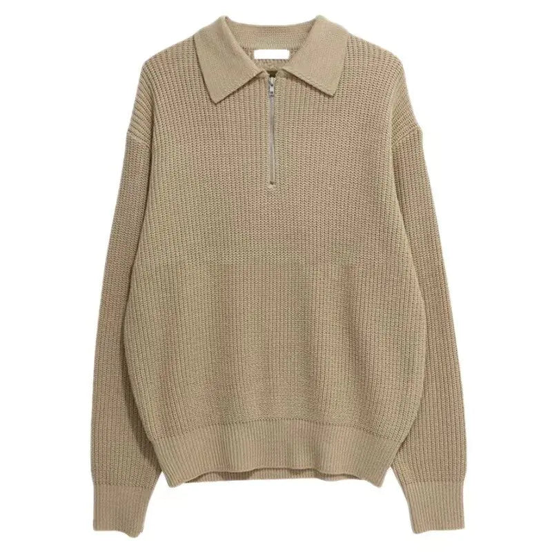 Cozy Knitted Polo Shirt