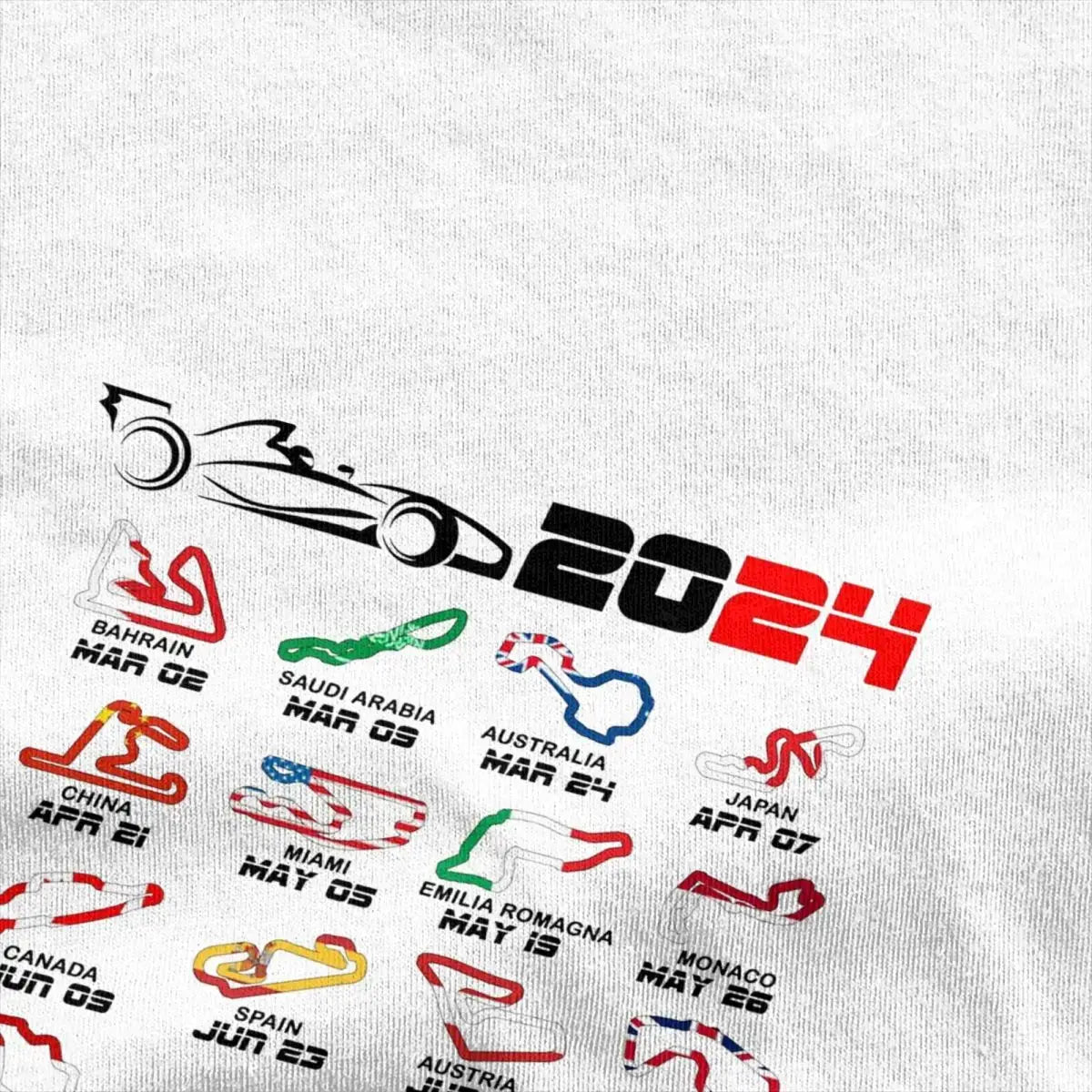 Formula 1 Circuits T Shirt
