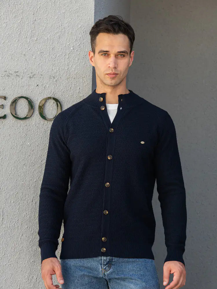 Button Up Men's Cardigan