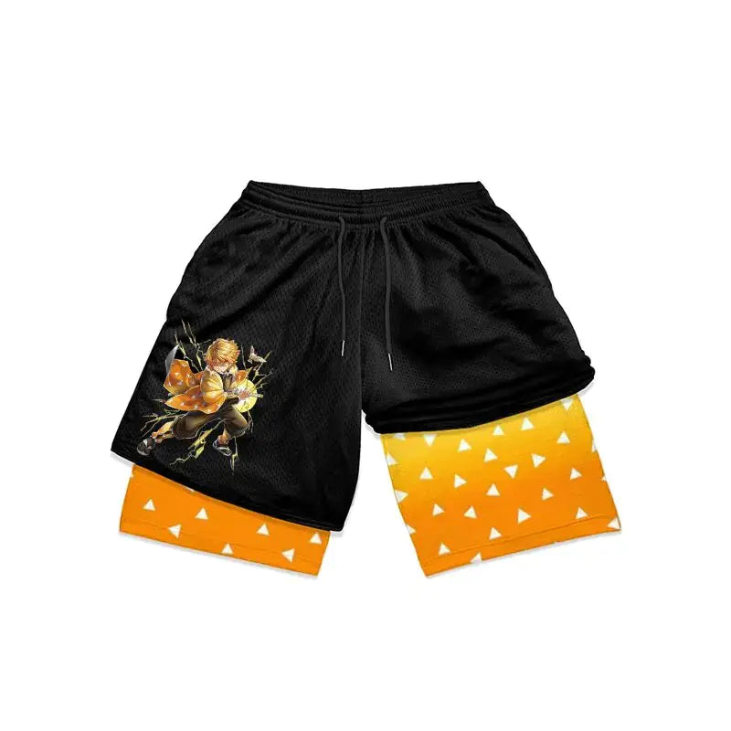 Demon Slayer Character Compression Shorts