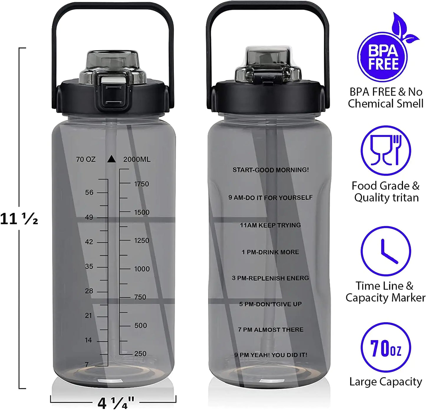 Travel Water Bottle set