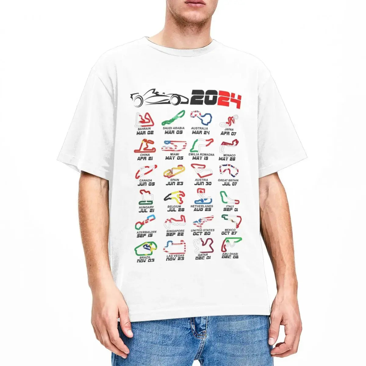 Formula 1 Circuits T Shirt