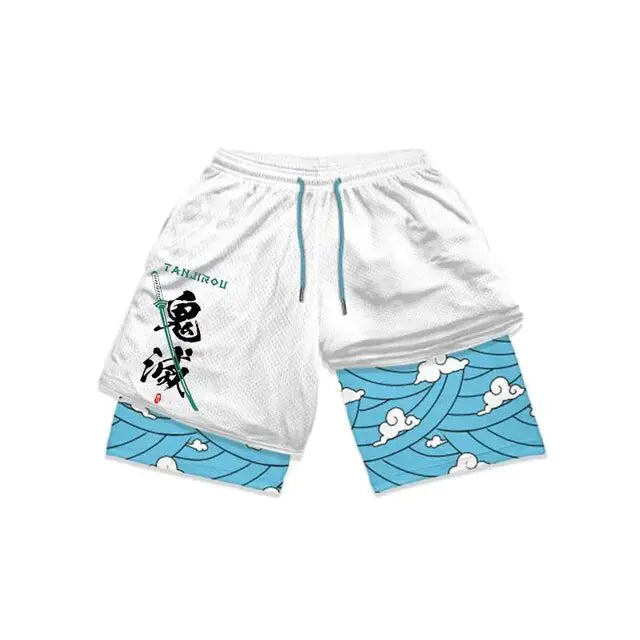 Demon Slayer Character Compression Shorts