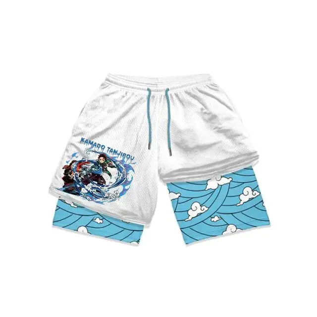 Demon Slayer Character Compression Shorts