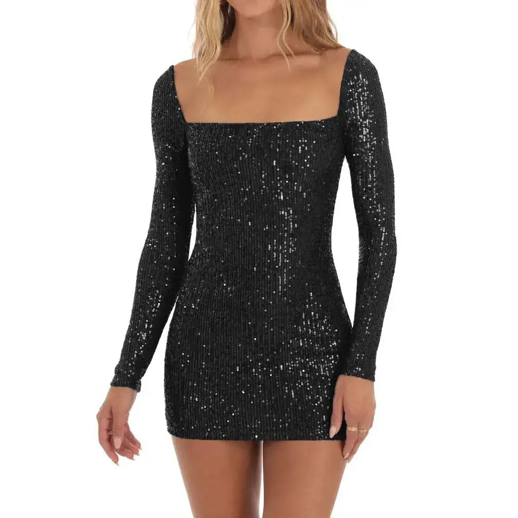 Summer Sequin Mini Dress
