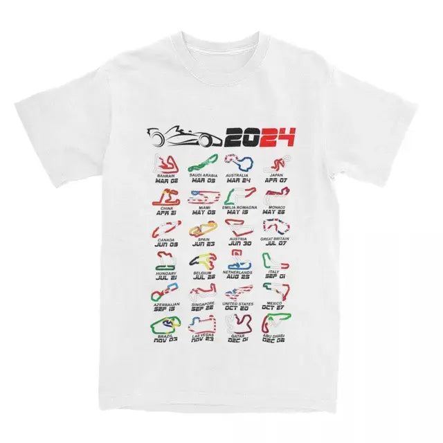 Formula 1 Circuits T Shirt