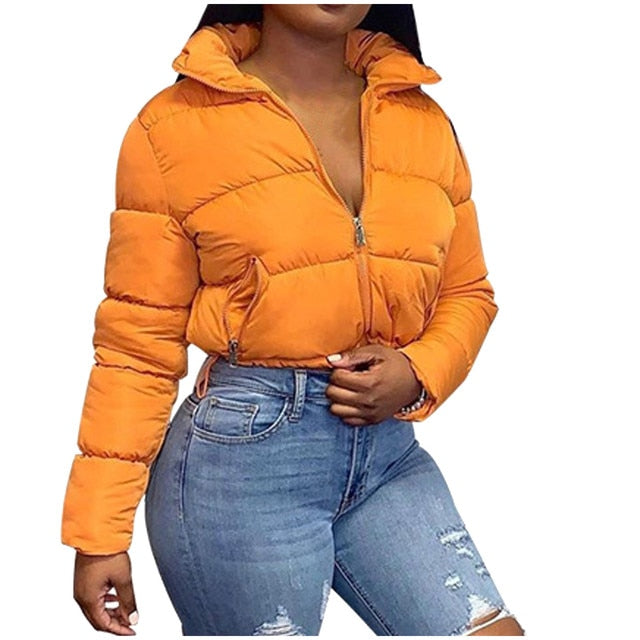 E-Comforts Cozy Crop Bubble Coat