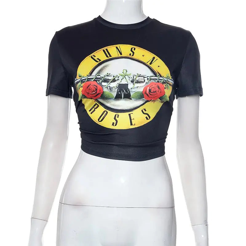 Guns N Roses CropTee