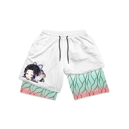 Demon Slayer Character Compression Shorts