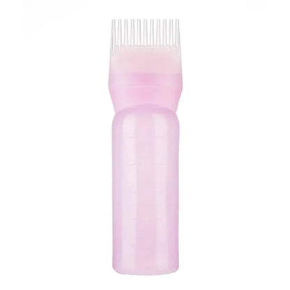 Refillable Bottle Applicator Comb Dispensing Salon Hair Coloring