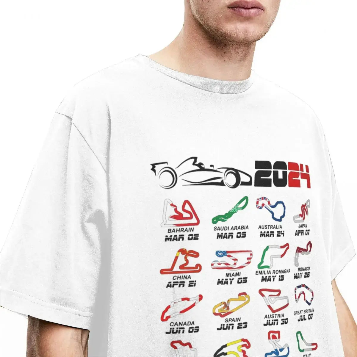 Formula 1 Circuits T Shirt