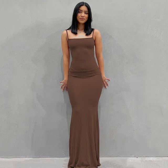 Satin Slip Maxi Dress