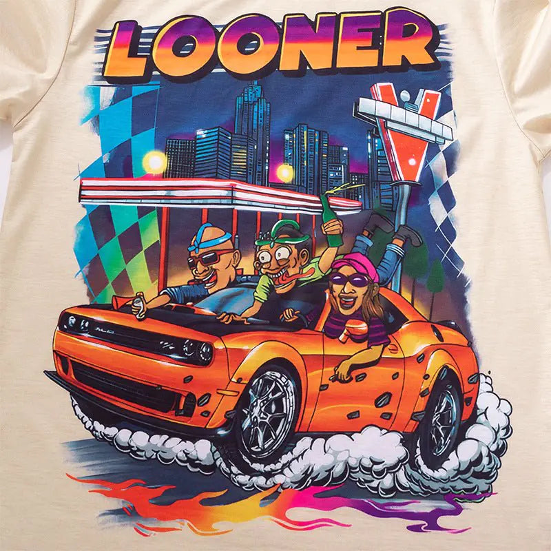 Looner Graphic Oversized Band Tee