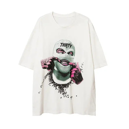 Pink Thug Graphic T-Shirt