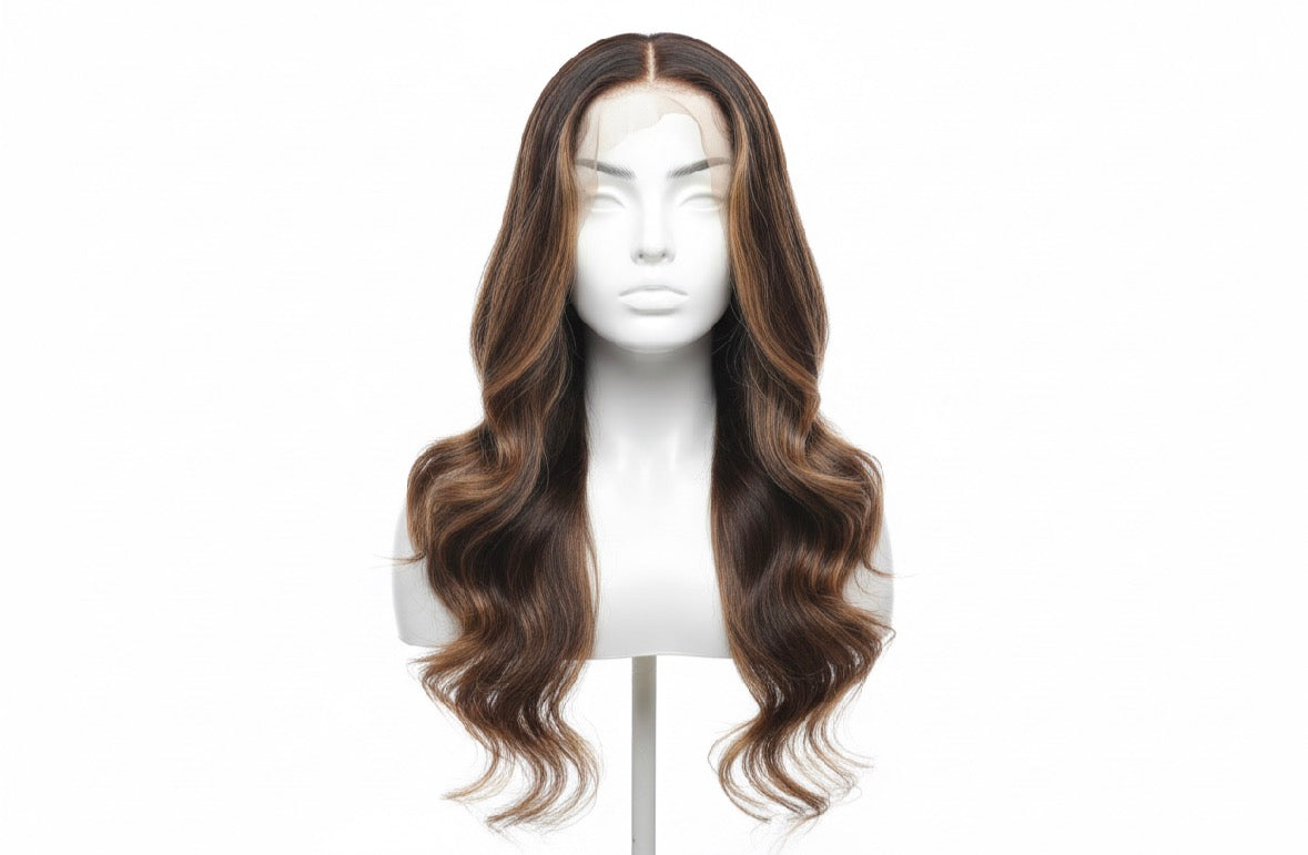 Honey Blonde Goddess Curl HD Lace Wig