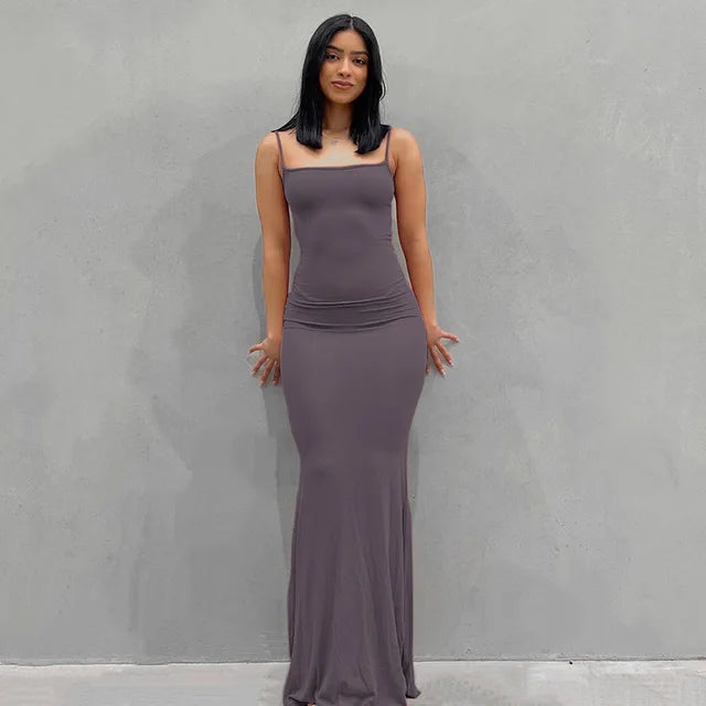 Satin Slip Maxi Dress