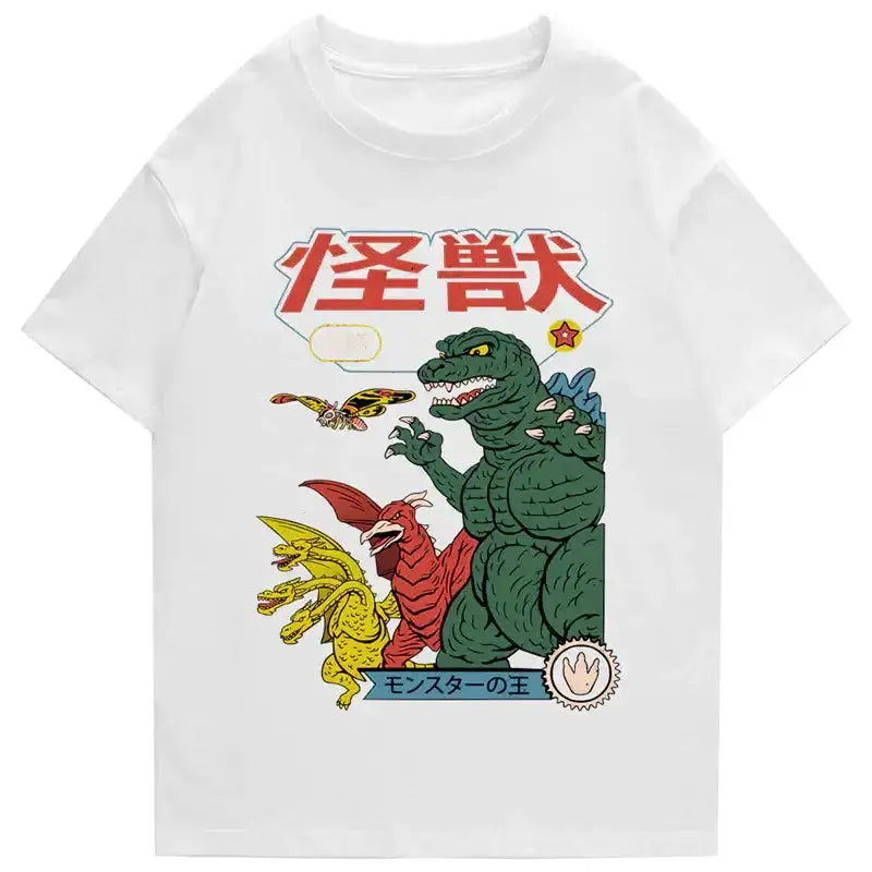 Godzilla Attack Retro T-Shirt