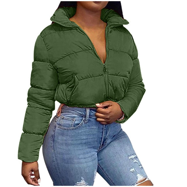 Women’s Crop Bubble Coat