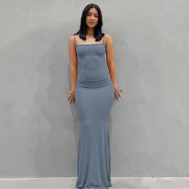 Satin Slip Maxi Dress