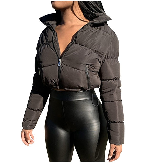 Women’s Crop Bubble Coat