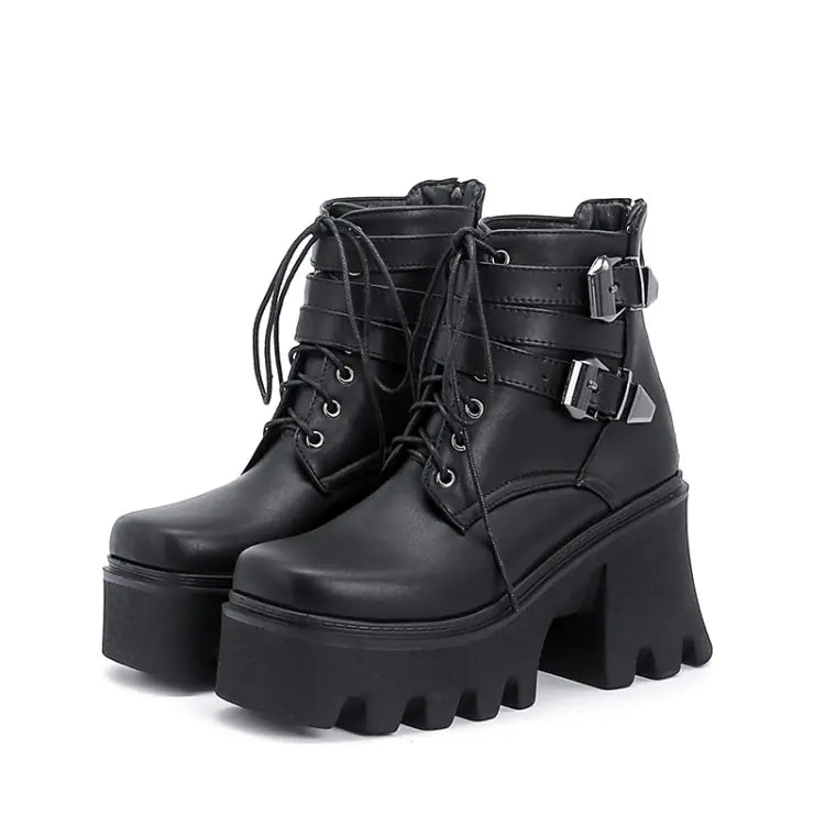 ‘Hey Buck-O’ Chunky Heel