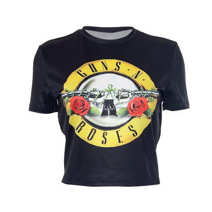 Guns N Roses CropTee