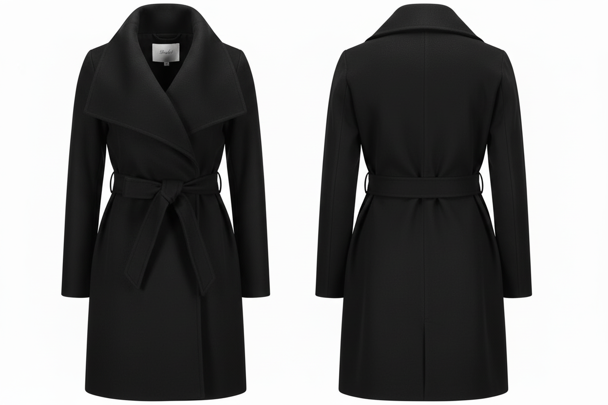 Women's Mid-Length Coats for Cross-Border E-commerce