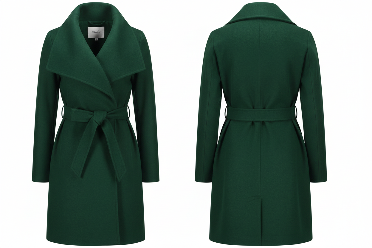 Women's Mid-Length Coats for Cross-Border E-commerce