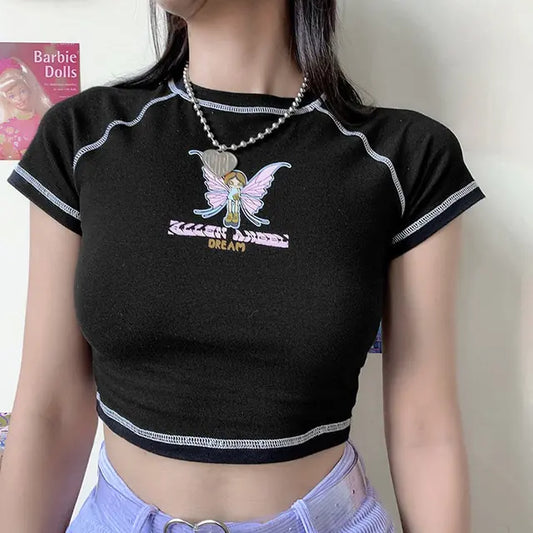 Dream Fairy Vintage Crop Tee