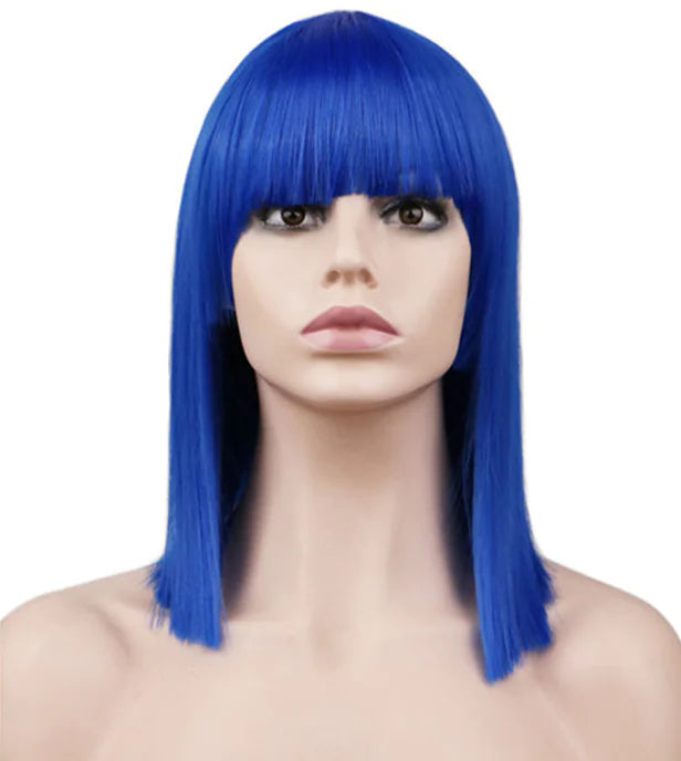 Colorful Anime Wig, Short Straight Cosplay Hair
