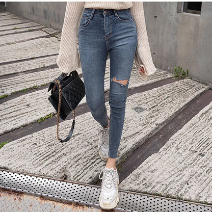 High Waist Skinny Jeans