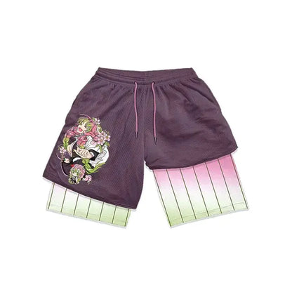 Demon Slayer Character Compression Shorts