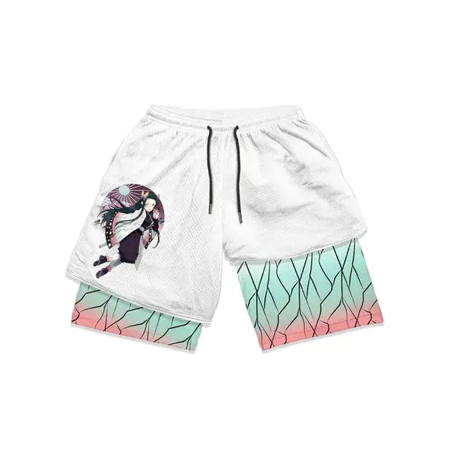 Demon Slayer Character Compression Shorts