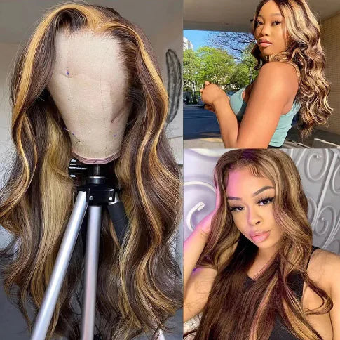 Honey Blonde Goddess Curl HD Lace Wig