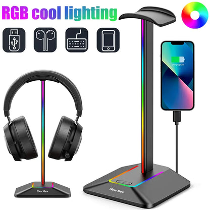 RGB Gaming Headphone Stand