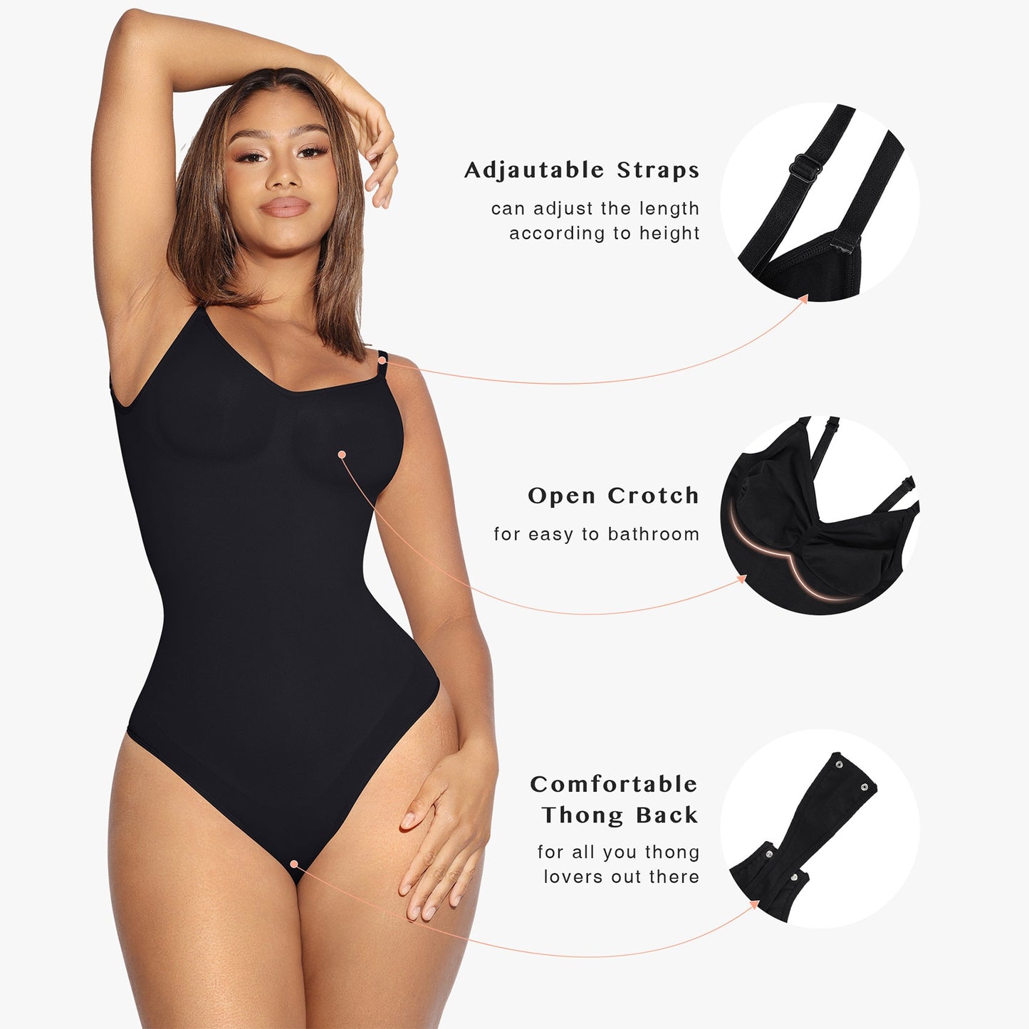 Low Back Seamless Push Up Thigh Slimmer – E-Comforts