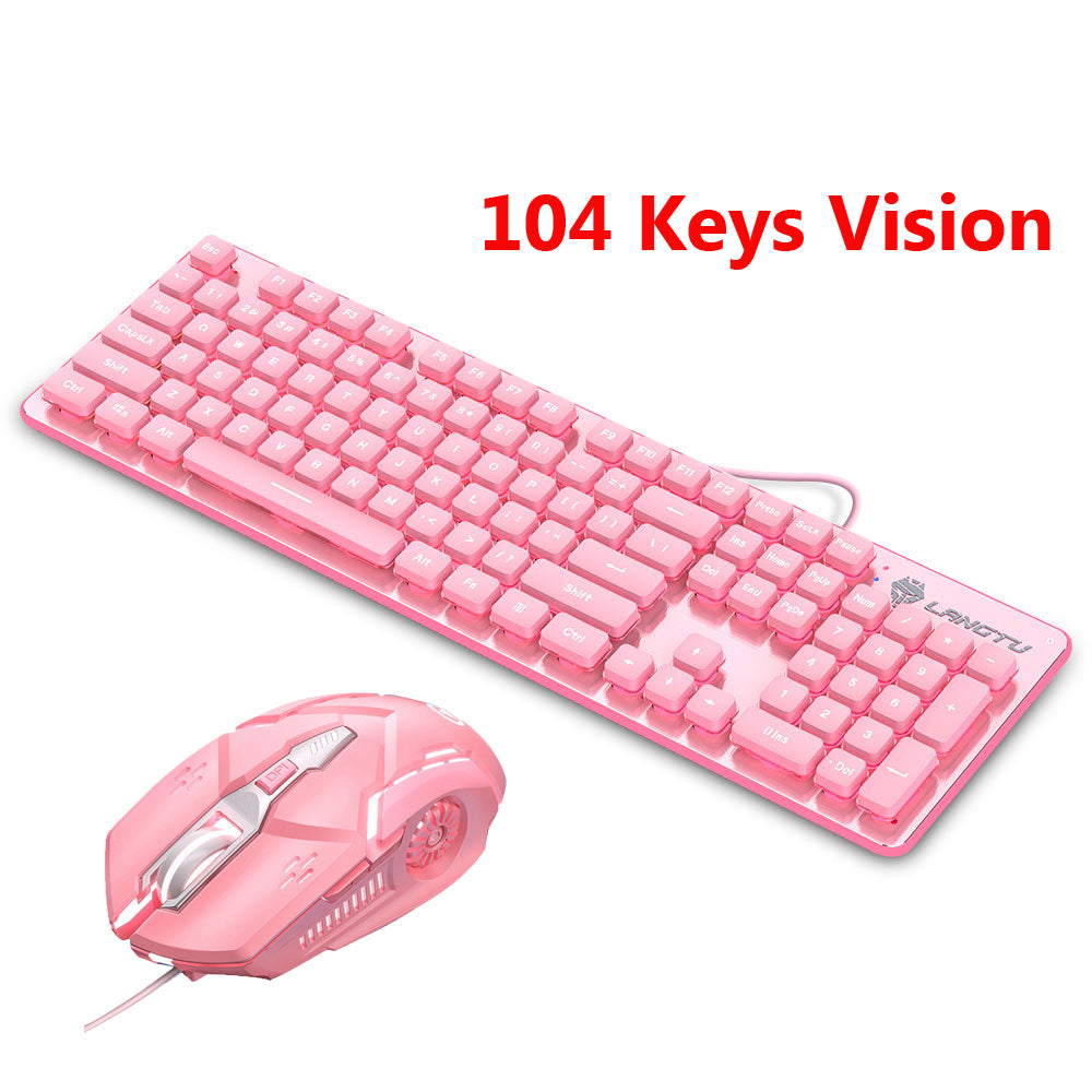 Pink 87 Keyboard set