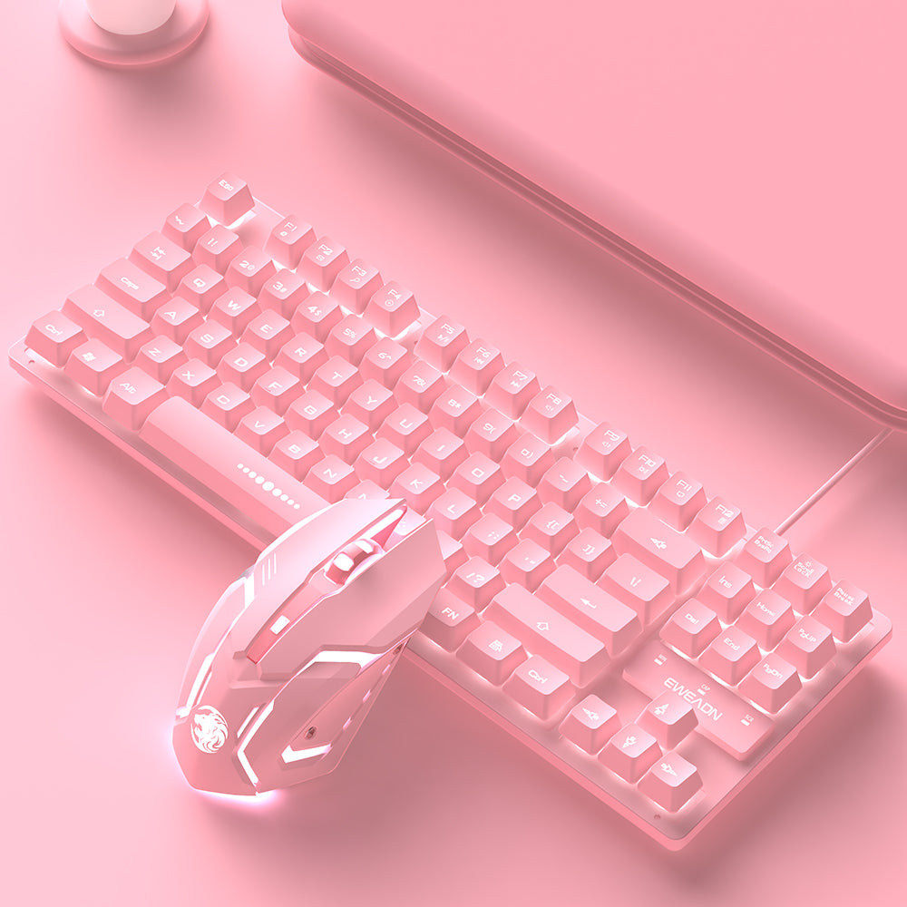 Pink 87 Keyboard set